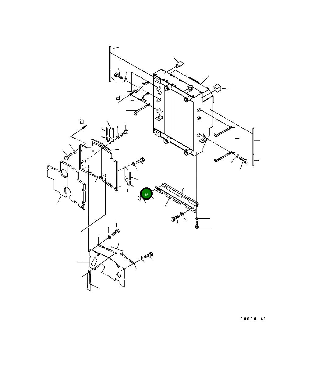 Уплотнение 419-54-B5310 Komatsu