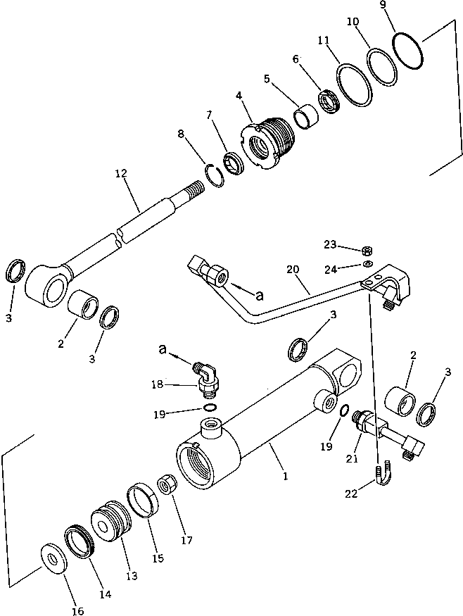 Цилиндр 362-63-52140 Komatsu