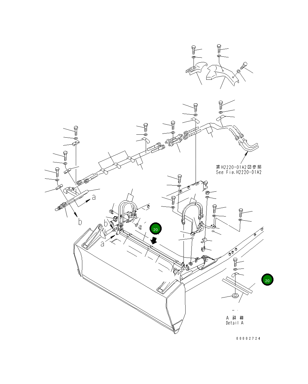 Трубка 154-922-4360 Komatsu