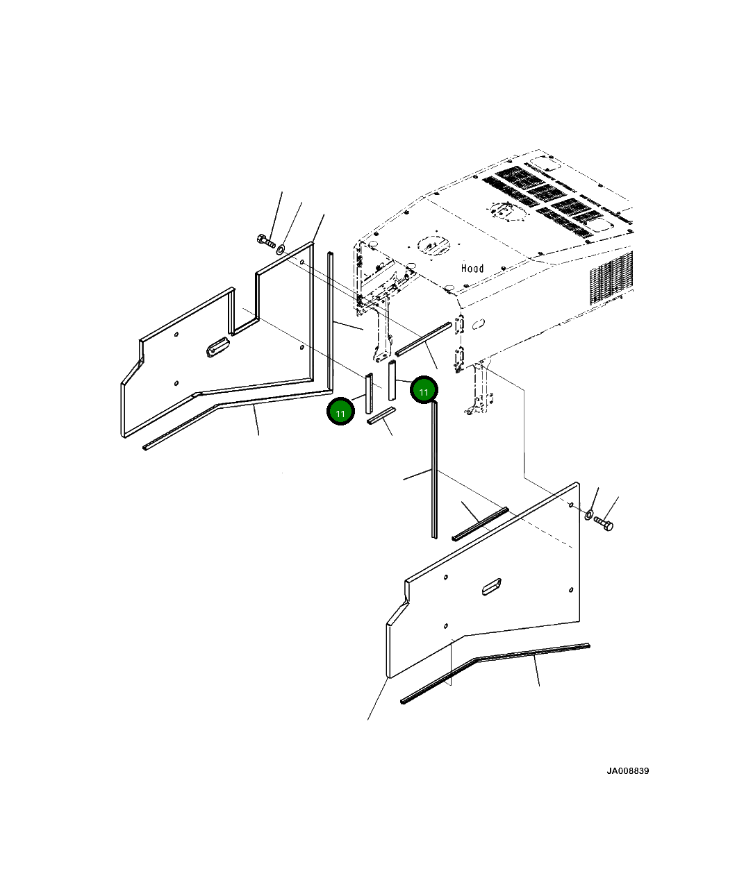 Уплотнение 425-54-47170 Komatsu
