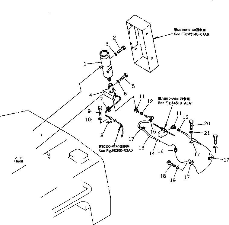 Трубка 6166-81-4520 Komatsu