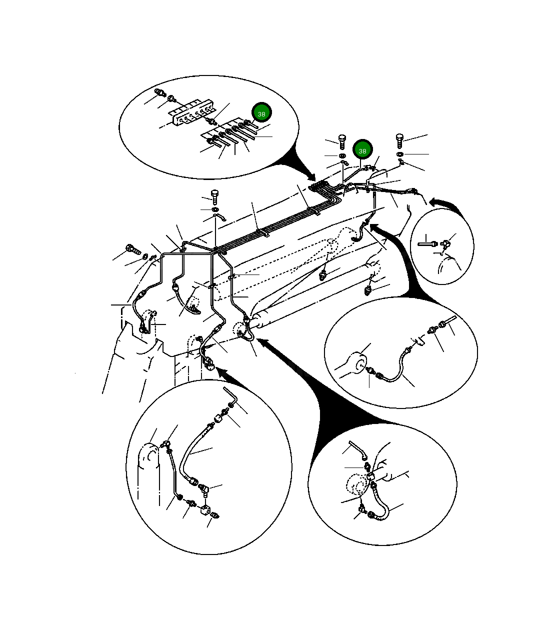 Трубка 209-72-66120 Komatsu