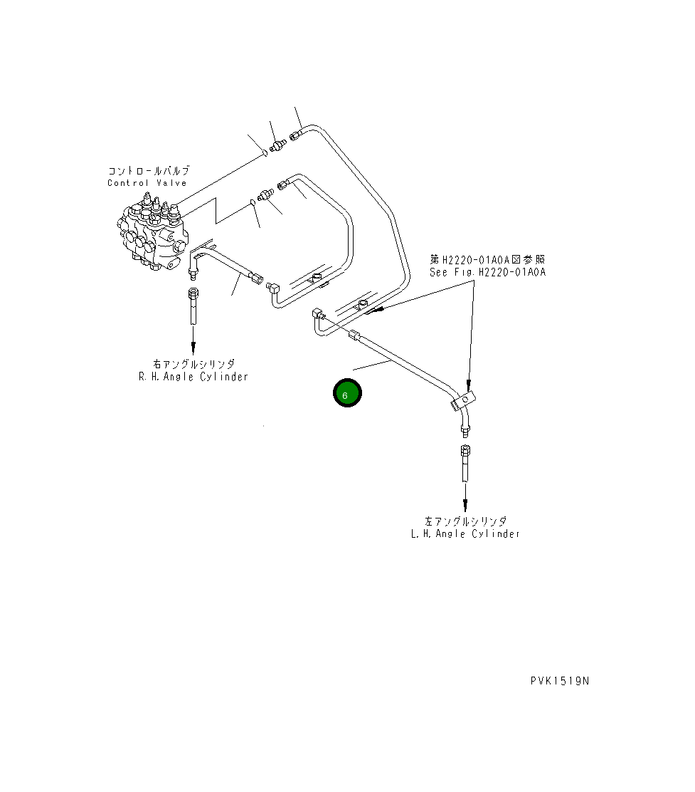 Трубка 114-62-45140 Komatsu