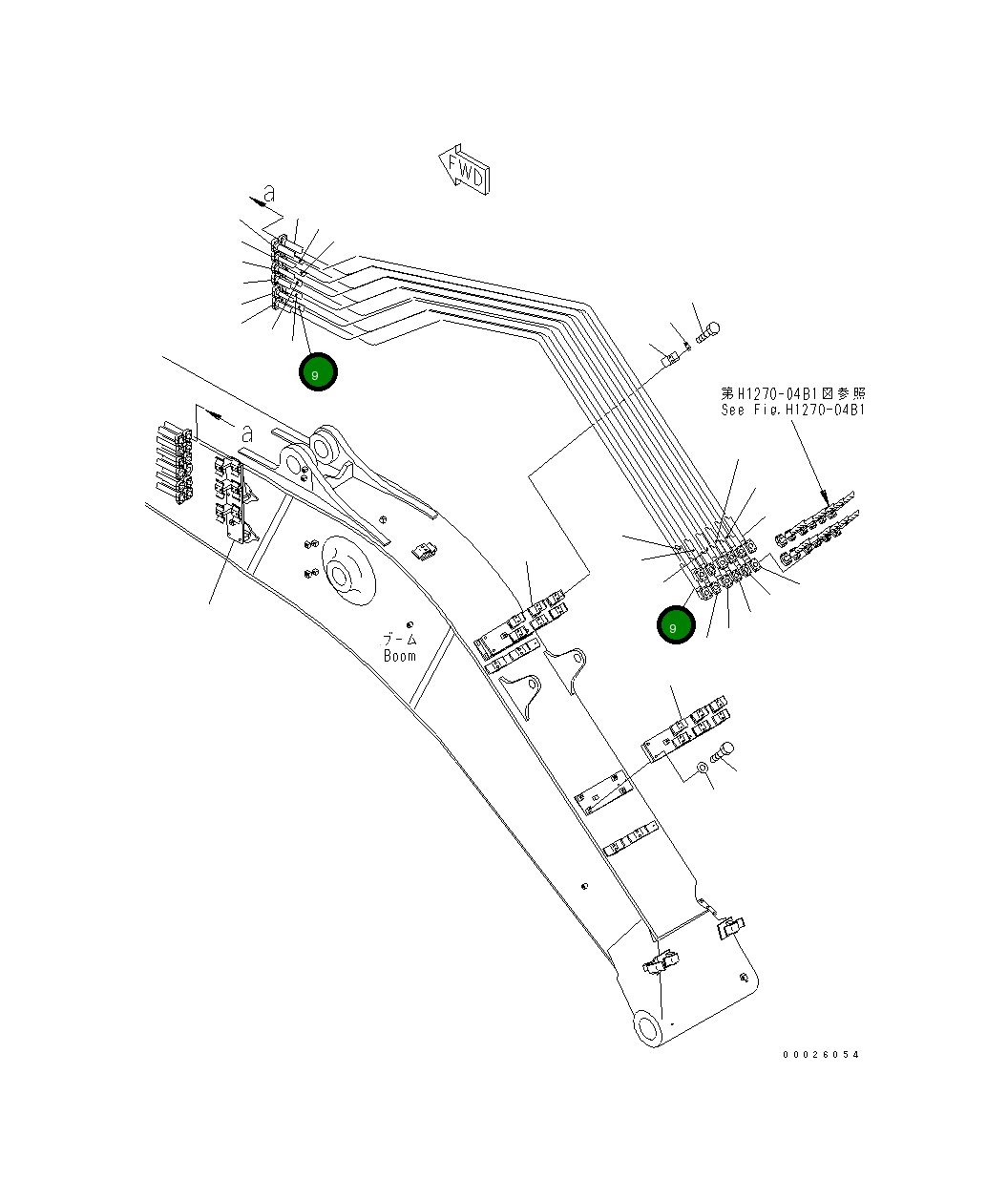 Трубка 208-62-65730 Komatsu