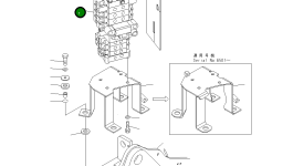 Управляющий клапан 723-27-50300 Komatsu