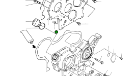 Труба YMR000296 Komatsu