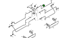 Трубка 1300 089 H91 Komatsu