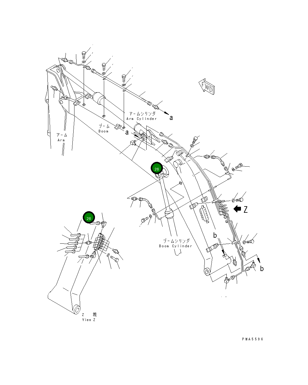 Трубка 203-70-65181 Komatsu