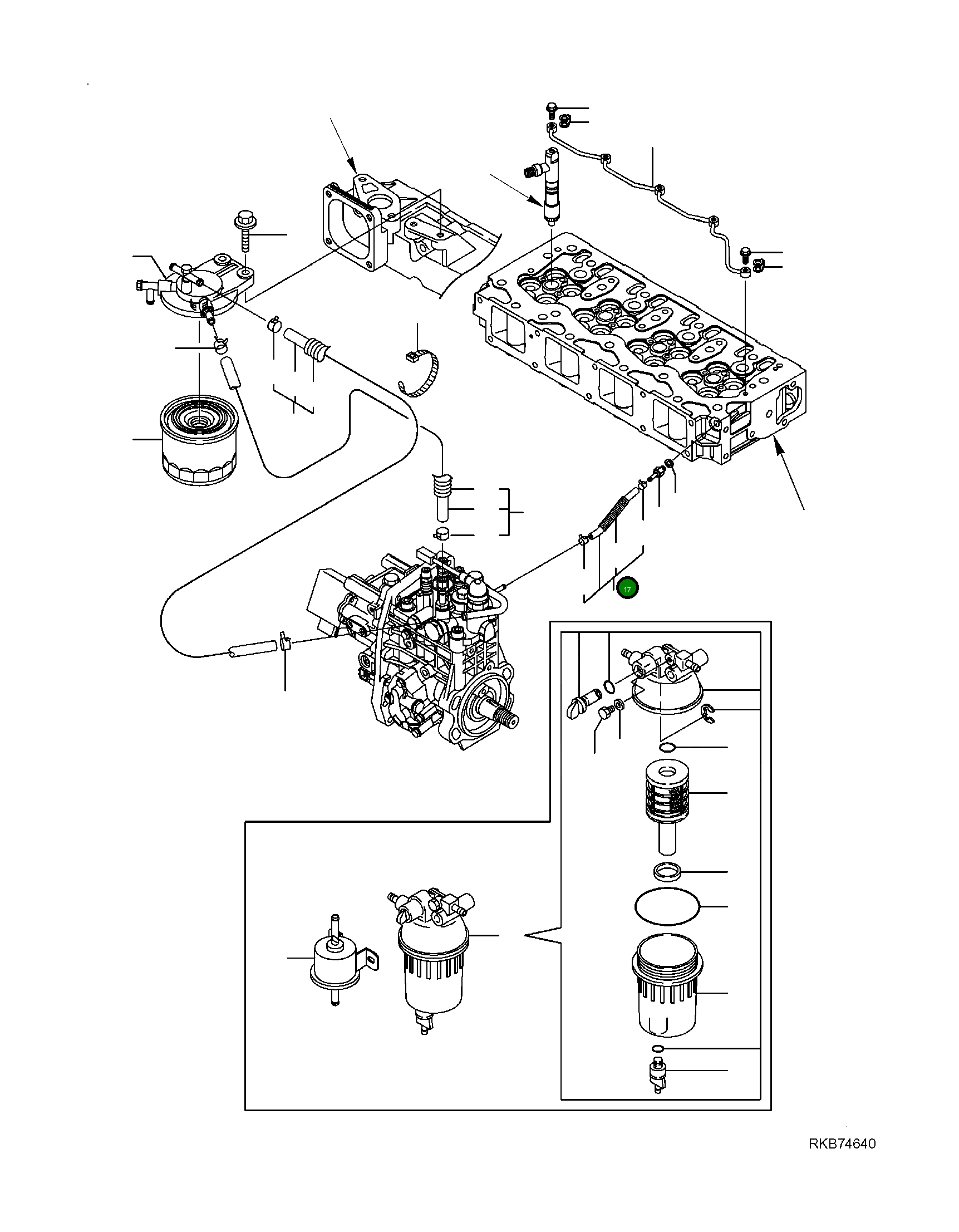 Труба YM129263-49750 Komatsu