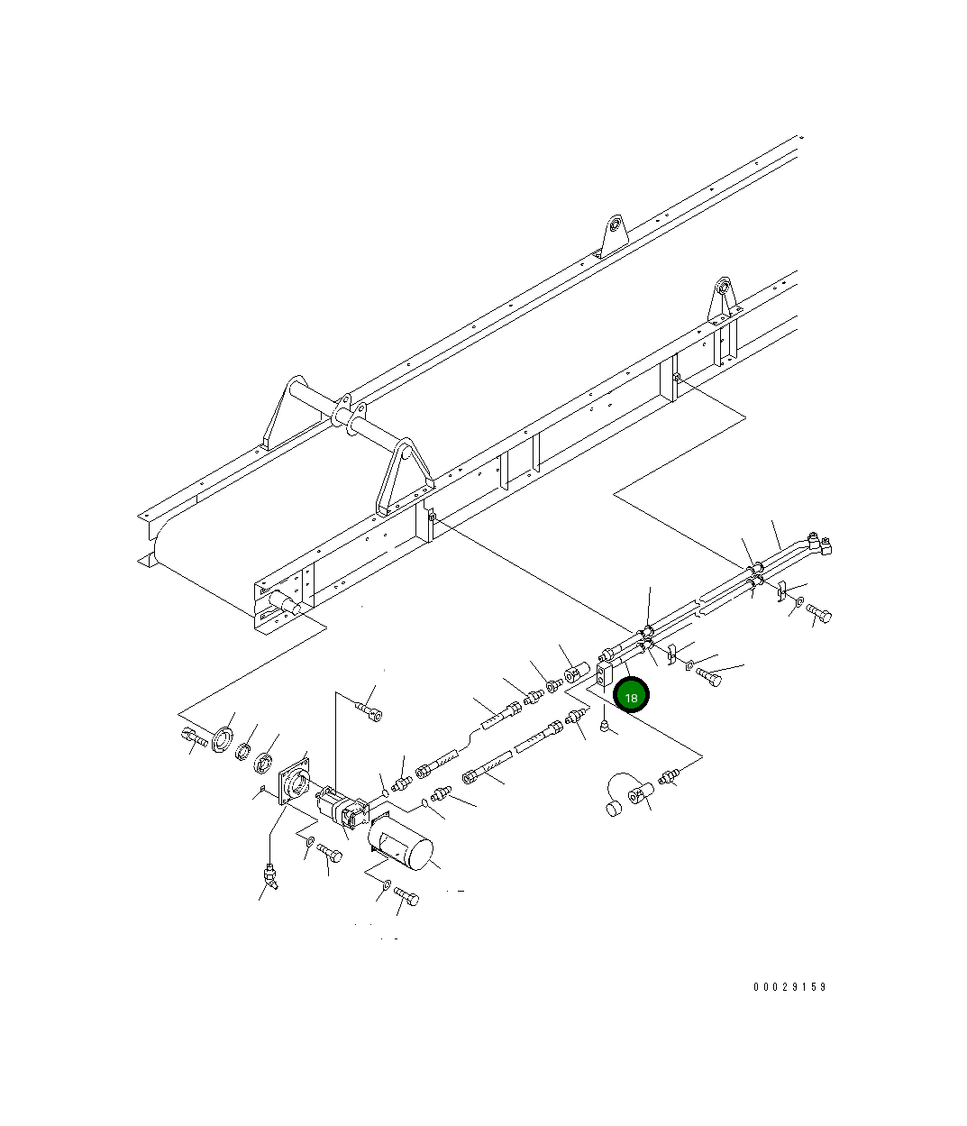 Трубка KWKKS-75-71640 Komatsu
