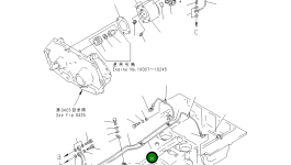 Трубка 6164-51-2421 Komatsu