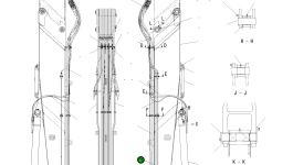 Трубка 208-62-KB880 Komatsu