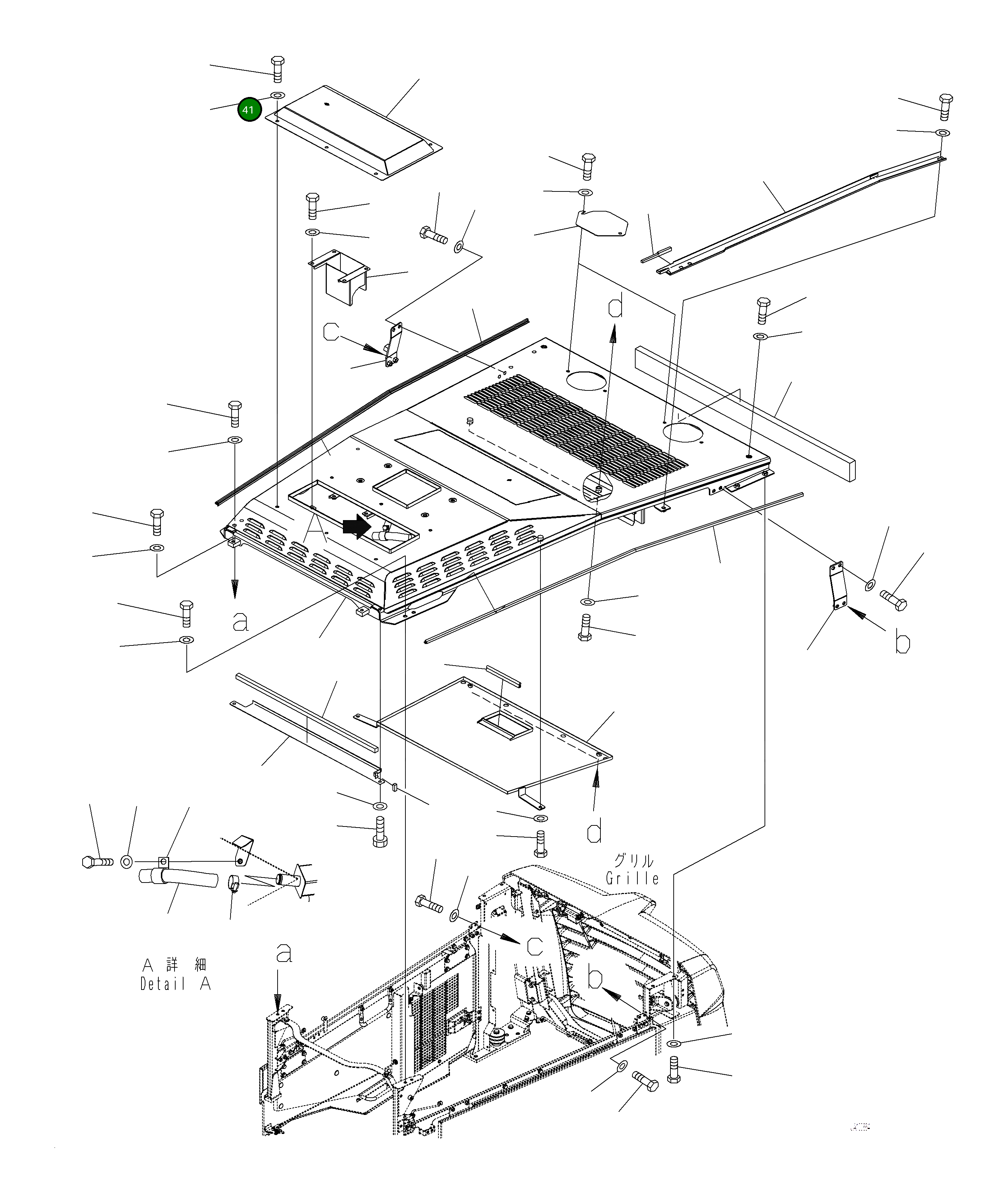 Уплотнение 421-54-65751 Komatsu