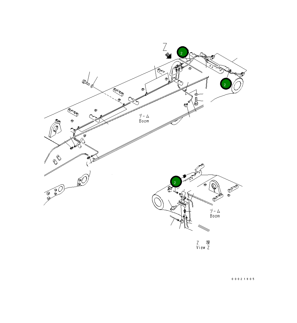 Трубка 208-72-71640 Komatsu