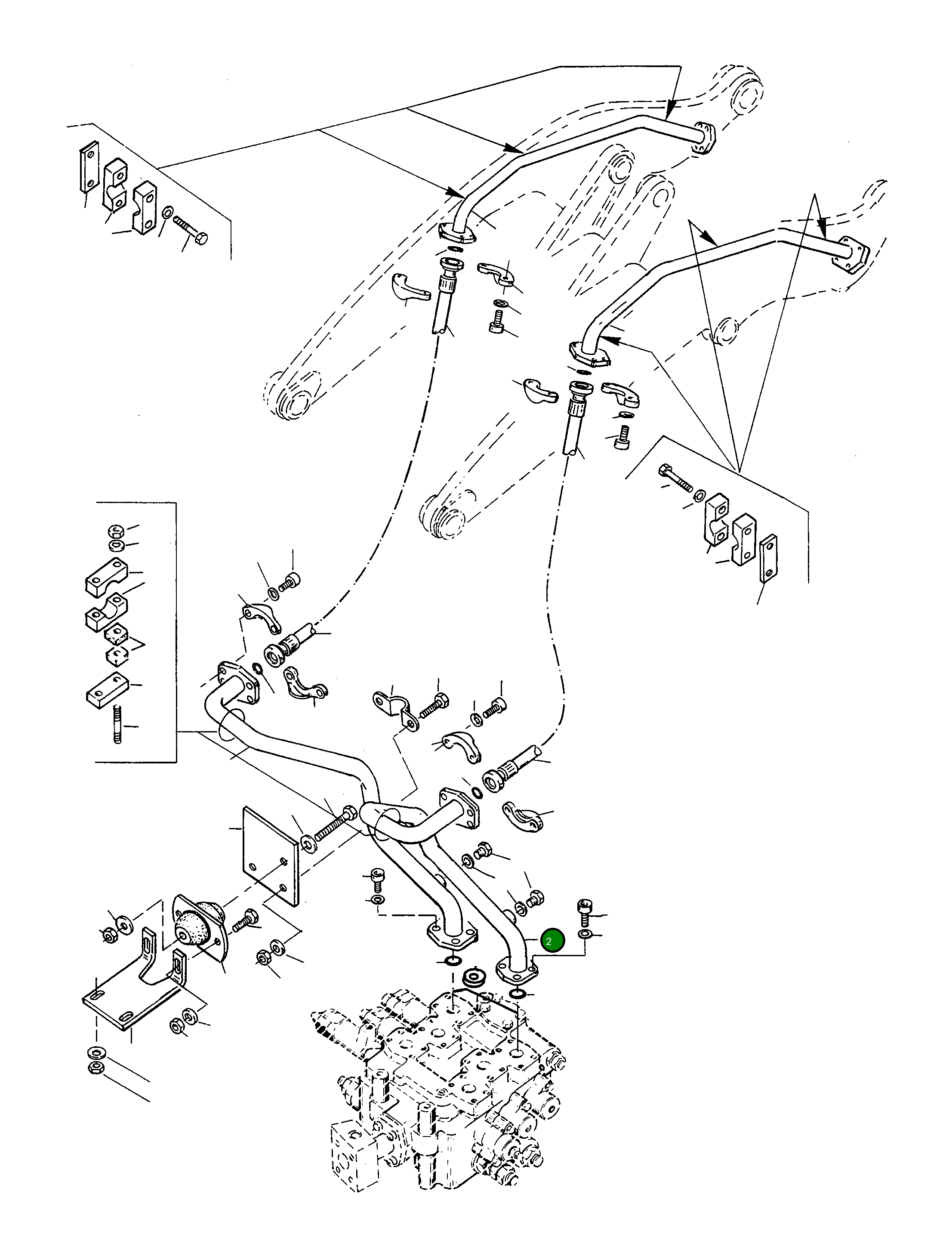Труба 4215793M91 Komatsu