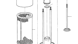 Фиксатор фильтра 694 410 Komatsu