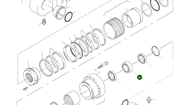 Уплотнение штока 940 457 40 Komatsu