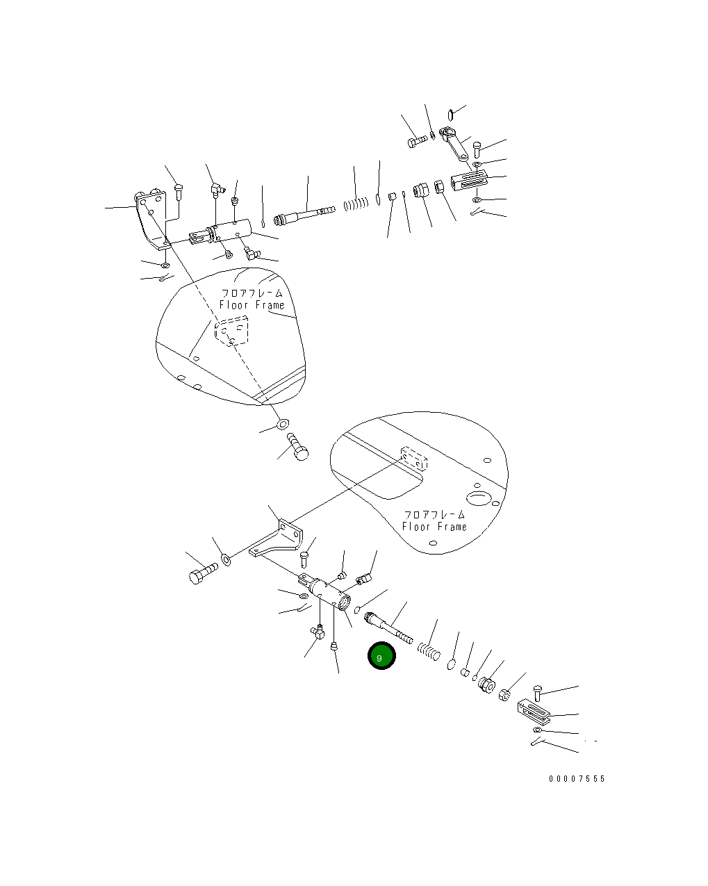 Цилиндр 196-49-34422 Komatsu