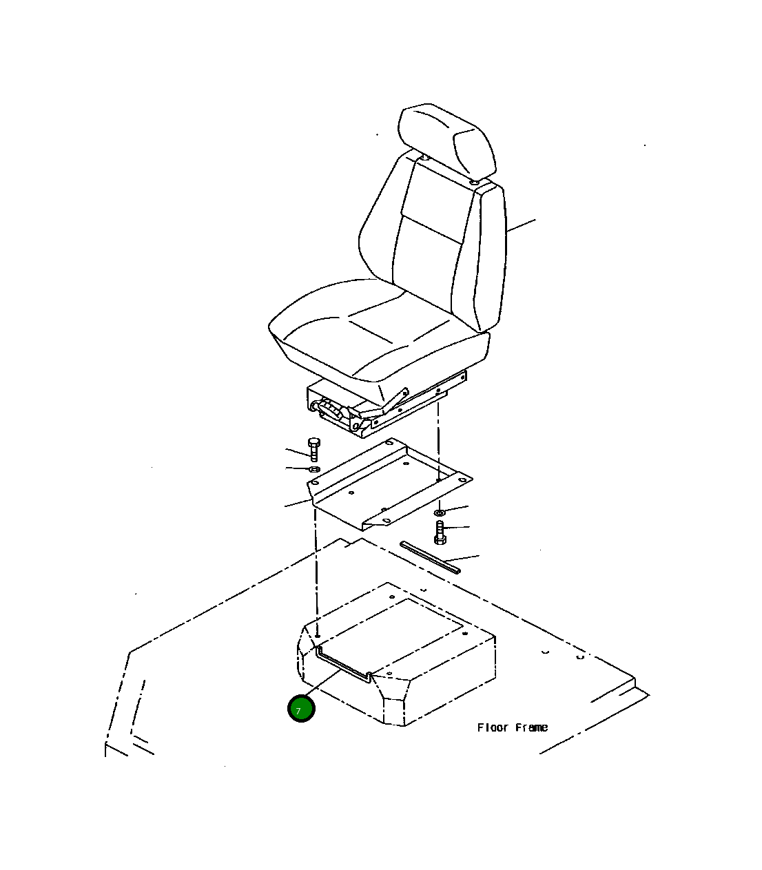 Уплотнение 427-S33-1130 Komatsu