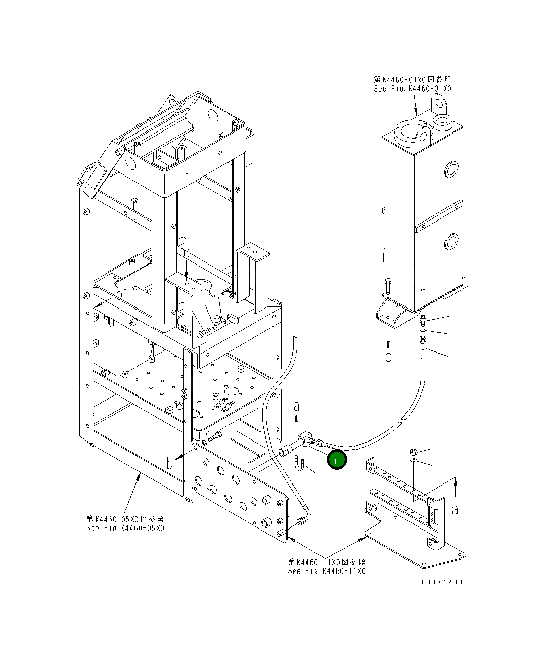 Трубка 427-Z89-2990 Komatsu
