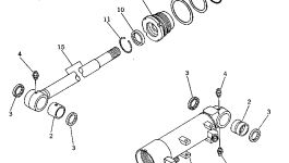 Цилиндр 20T-63-96140 Komatsu