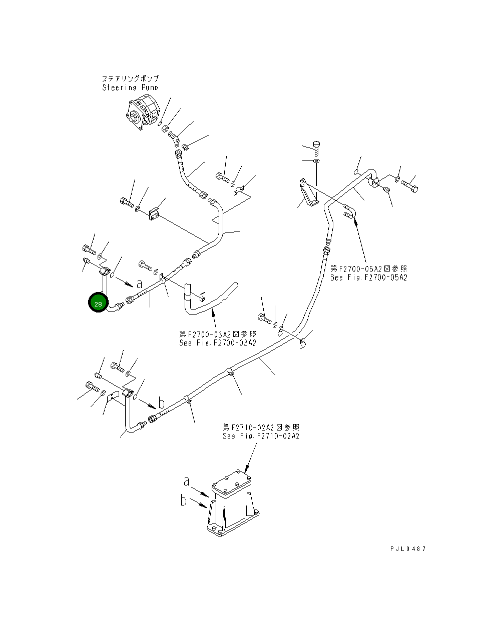 Трубка 196-49-34240 Komatsu