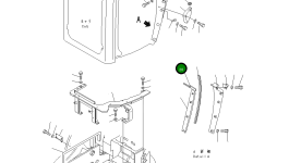 Уплотнение 21X-54-32380 Komatsu