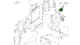 Уплотнение YM172187-13360 Komatsu