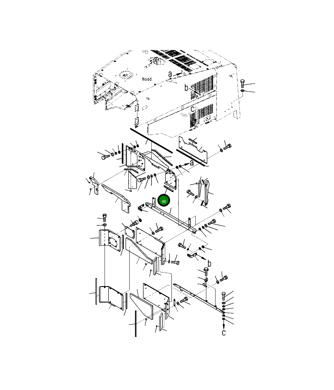 Уплотнение 425-54-47110 Komatsu