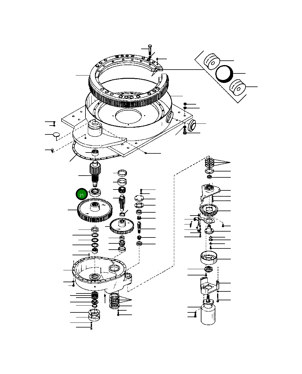 Уплотнение 64 345 Komatsu