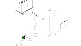 Трубка 208-03-41321 Komatsu
