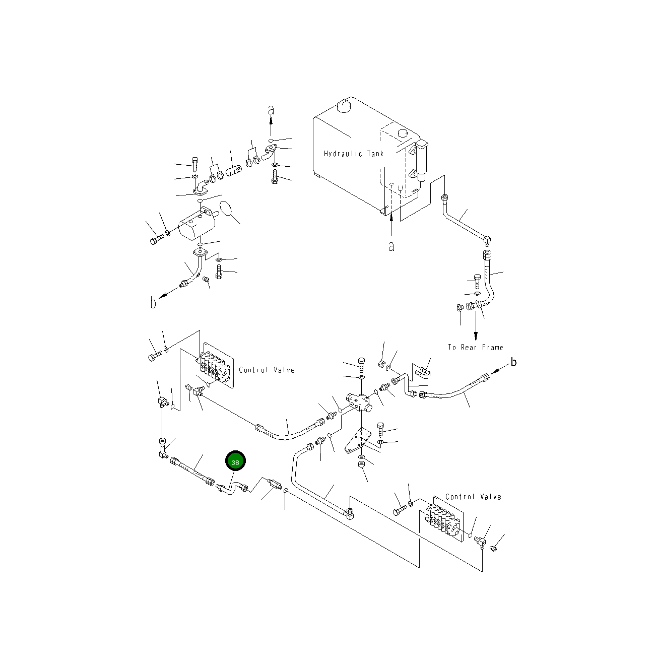 Трубка 23B-60-31230 Komatsu