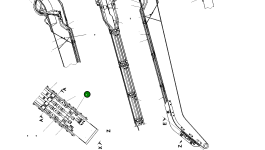 Трубка 207-62-KD210 Komatsu