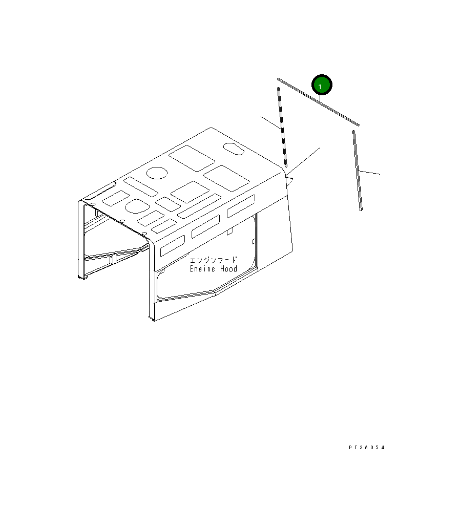 Уплотнение 41K-54-21390 Komatsu