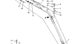 Трубка 206-62-52531 Komatsu