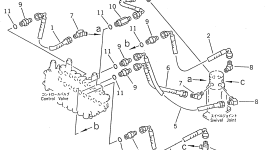 Шланг 21R-62-12371 Komatsu