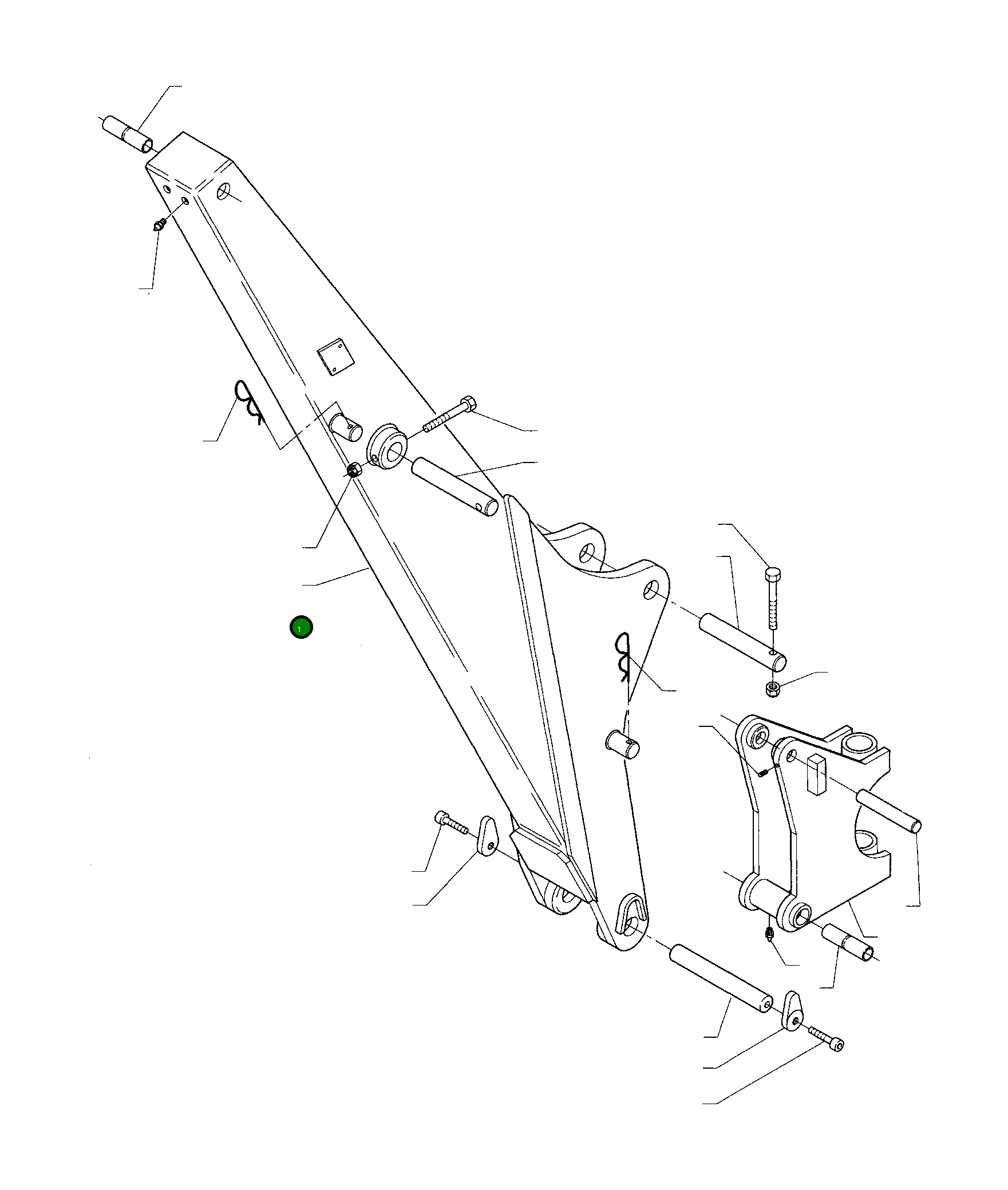 Стрела UE3050510 Komatsu