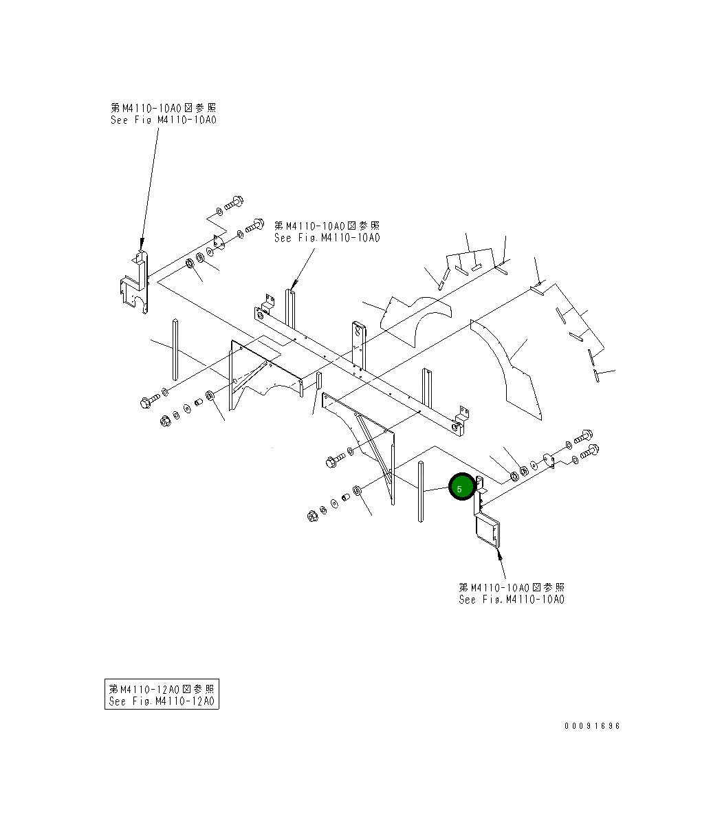 Уплотнение 42C-54-13890 Komatsu
