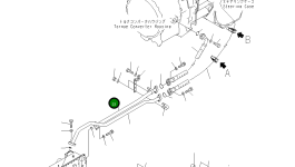 Трубка 198-03-73250 Komatsu