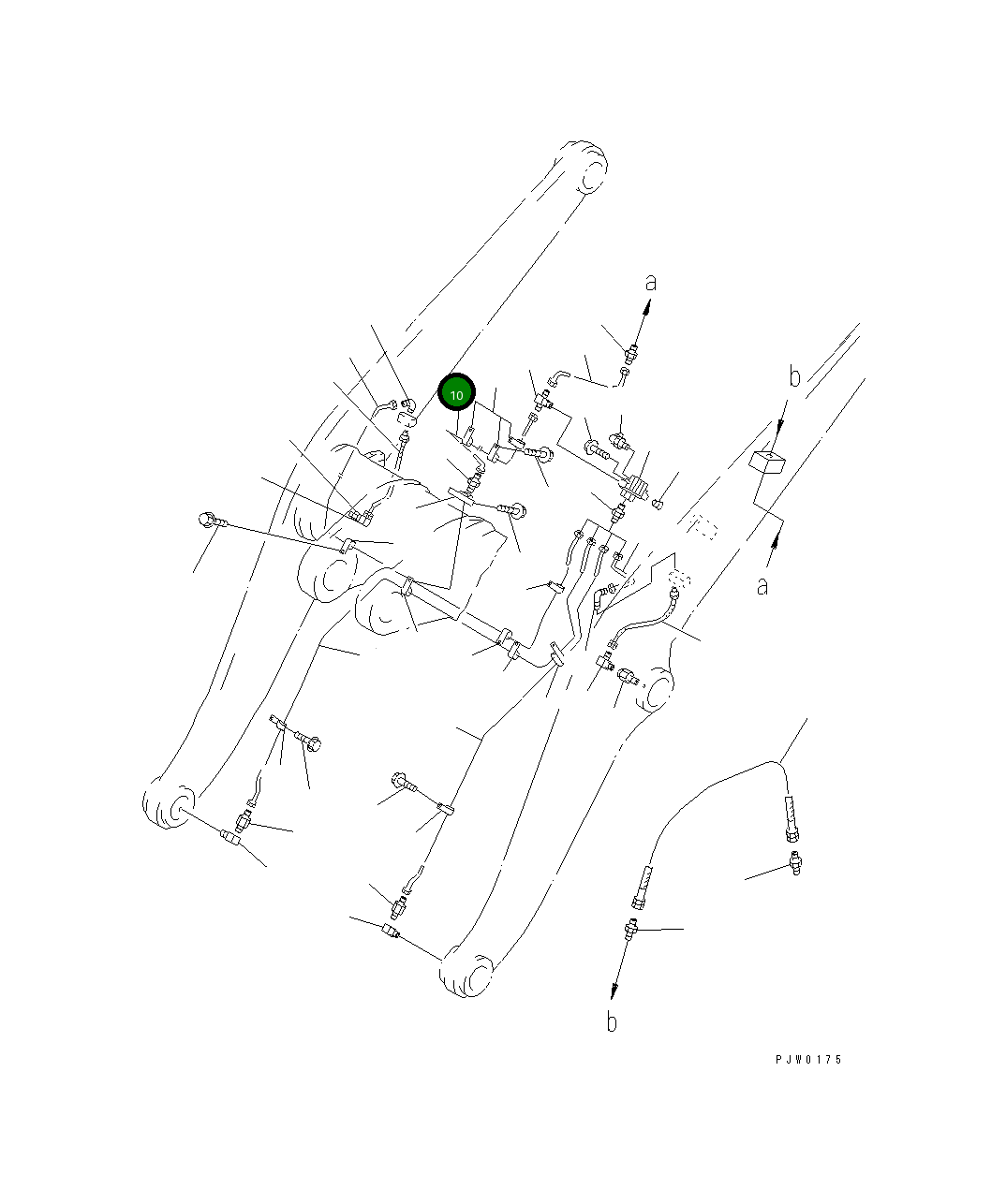 Трубка 423-S95-3110 Komatsu