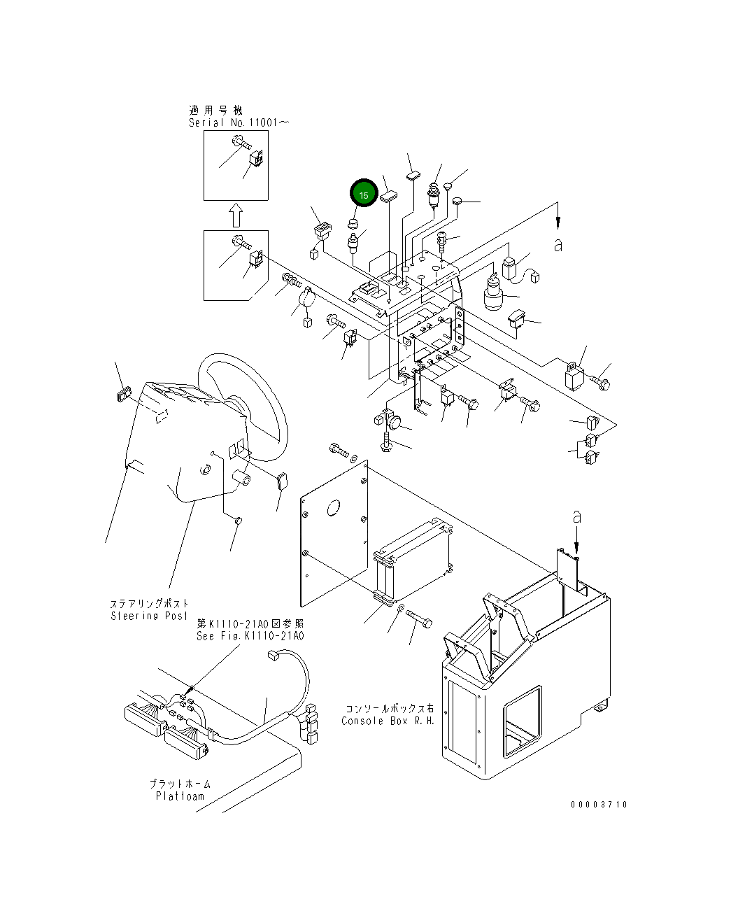 Циферблат 42C-06-11410 Komatsu
