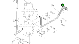 Трубка 21T-62-68650 Komatsu