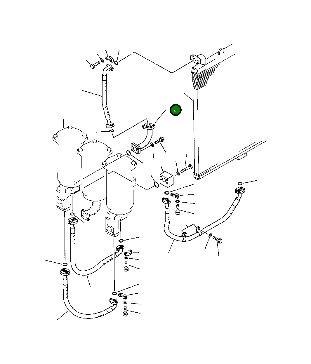 Трубка 209-62-56320 Komatsu