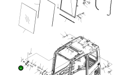 Угловой блок, правый 20Y-54-51662 Komatsu