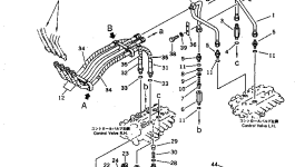 Трубка 202-973-6281 Komatsu