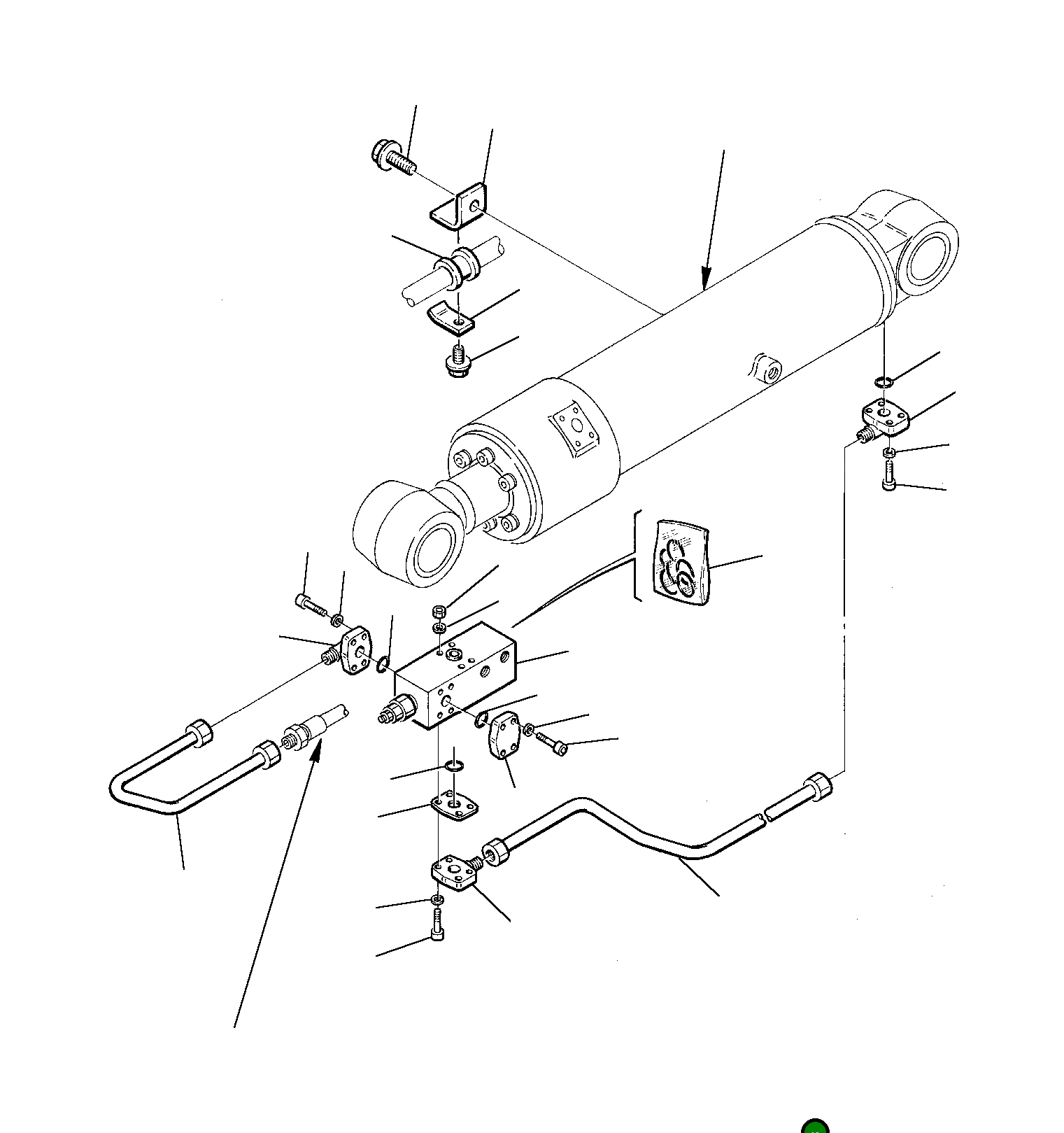 Труба 21D-62-14150 Komatsu