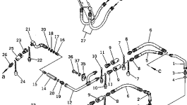 Шланг 07123-40504 Komatsu