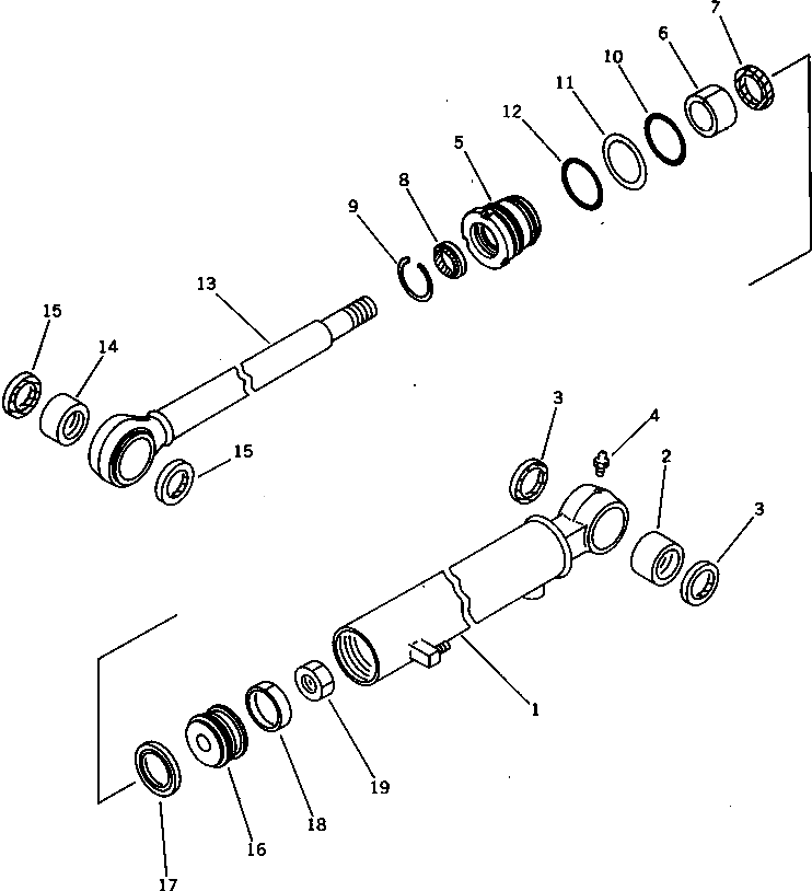 Цилиндр 21S-63-86140 Komatsu
