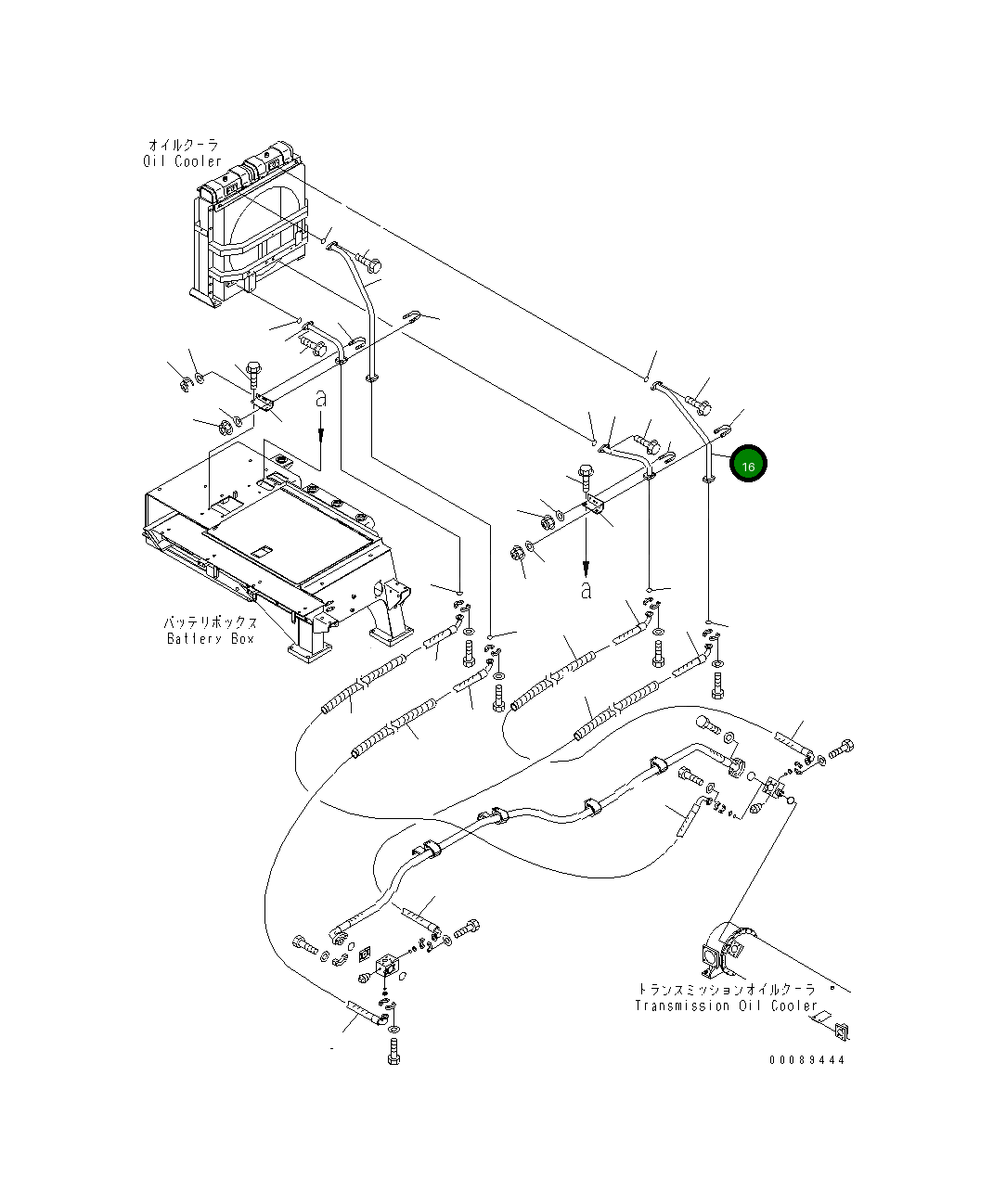 Трубка 42C-16-11740 Komatsu