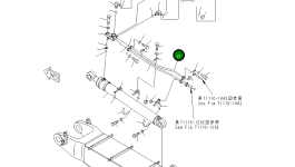 Трубка 209-64-13340 Komatsu